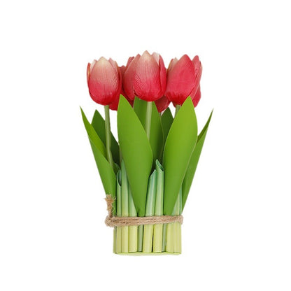 Inttox-🌷 Bouquet de Tulipes Artificielles 7 Têtes