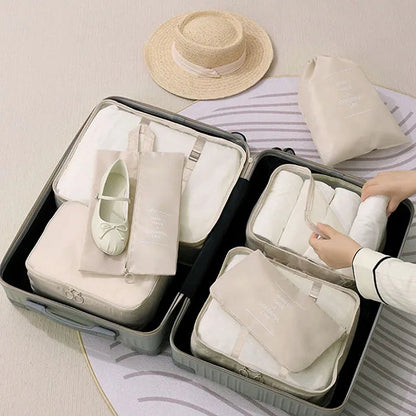 Inttox-🎒🧳 Ensemble de 7 Sacs de Voyage – Organisation Totale pour Vos Bagages ✈️💼