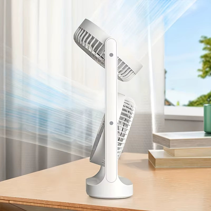 Inttox-Mini Ventilateur Tour Oscillant