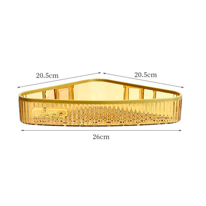 Inttox-Étagère d'angle de salle de bain, support de douche mural en plastique