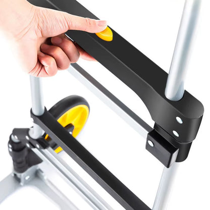 Inttox-🛒 Chariot Pliable Ultra-Robuste 🚚 – Charge Max 120 kg & Hauteur Réglable