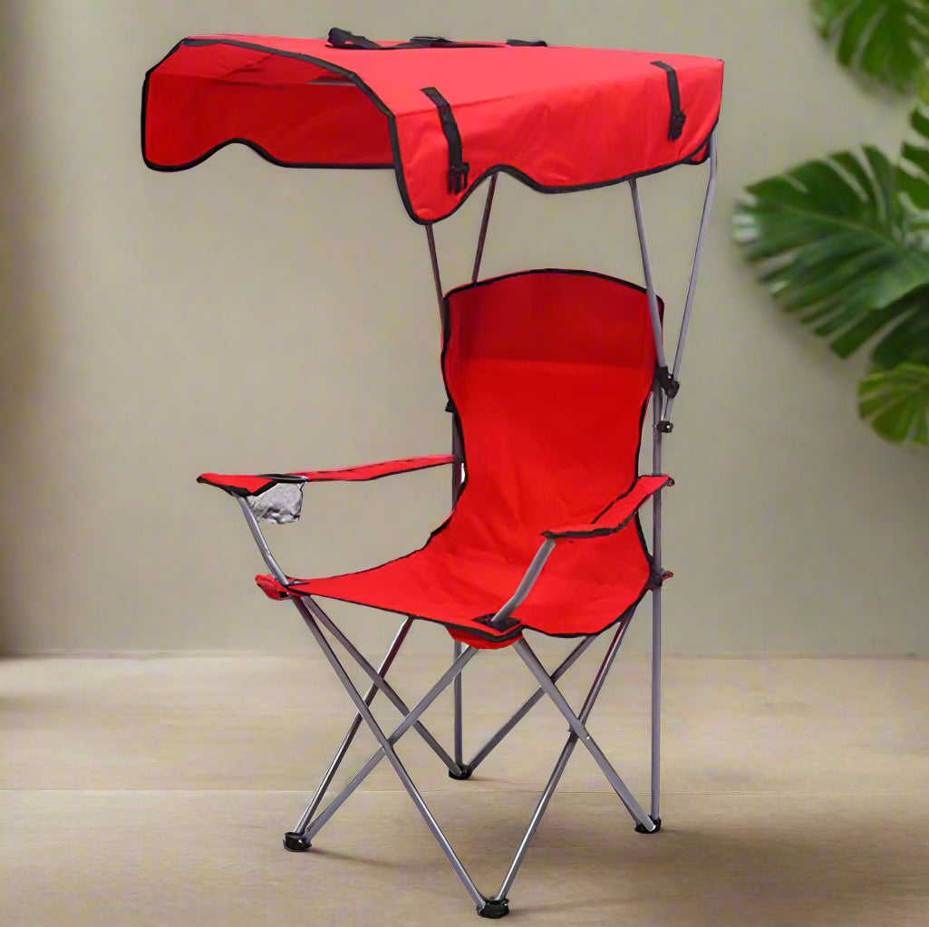 Inttox-🎣🪑 Chaise de Pêche Pliable avec Auvent