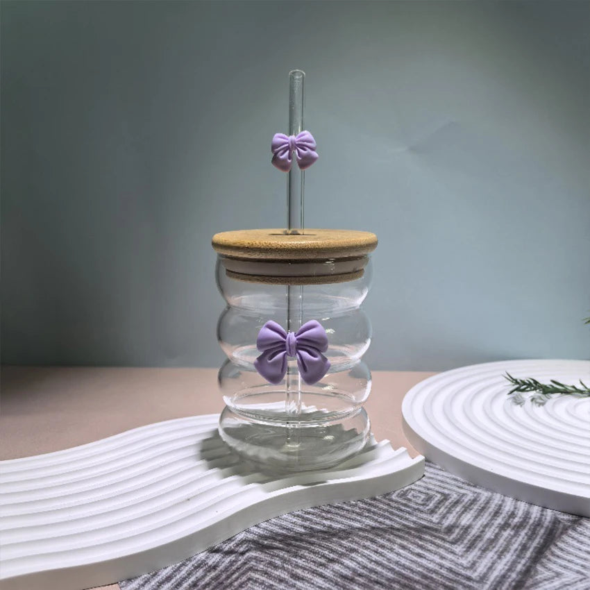 Inttox-🍹✨ Tasse en Verre à Bulles Multicolore 6 piece
