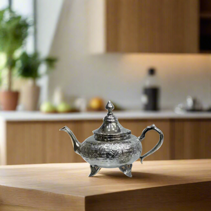 Inttox-Théière marocaine en métal décorée 🫖✨