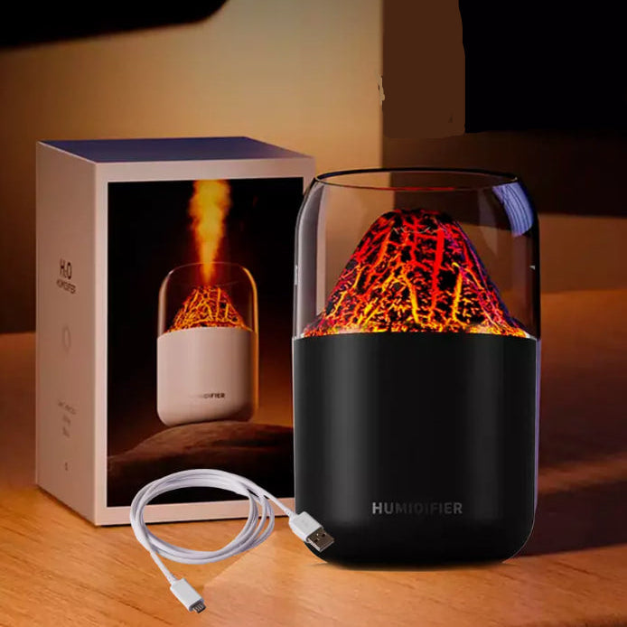 Inttox-💨 Humidificateur Volcan Silencieux – Effet Visuel & Air Purifié ✨