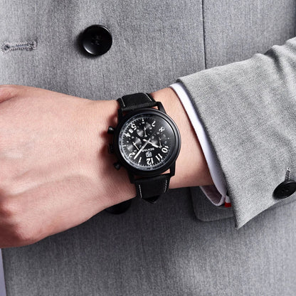 ⌚ Benyar – Montre de Sport à Quartz Automatique pour Homme ⛵ | Acier Inoxydable 💎 | Verre Saphir | Montre de Plongée 3 ATM 💧 | Marque Premium