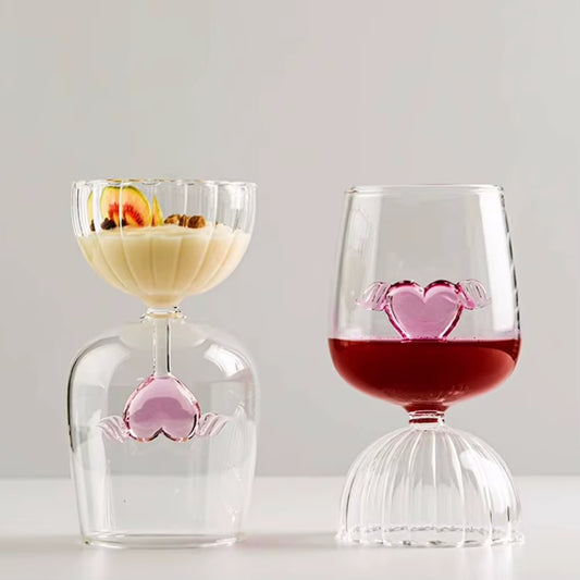 Inttox- Tasse à Jus Romantique Réutilisable 💖🍹