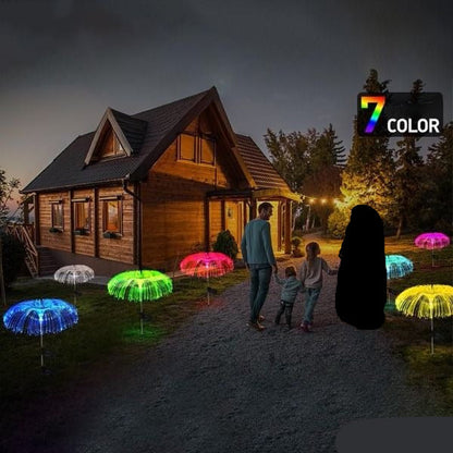 Inttox- Lampes solaires de jardin forme de méduses
