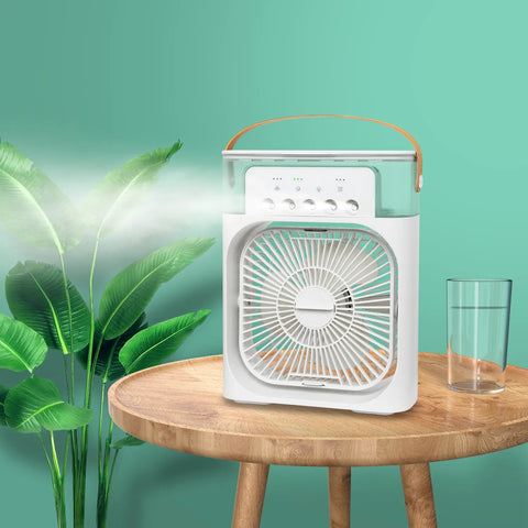 Inttox-Mini Climatiseur Évaporatif Purificateur Portable 3 en 1 Refroidisseur