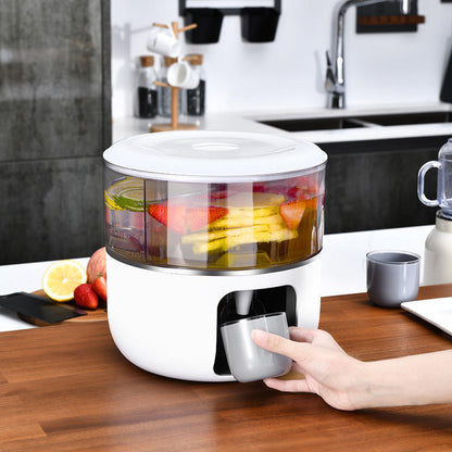 Inttox-Seau à Eau Personnalisé avec Robinet - Grand Seau à Boisson Froide