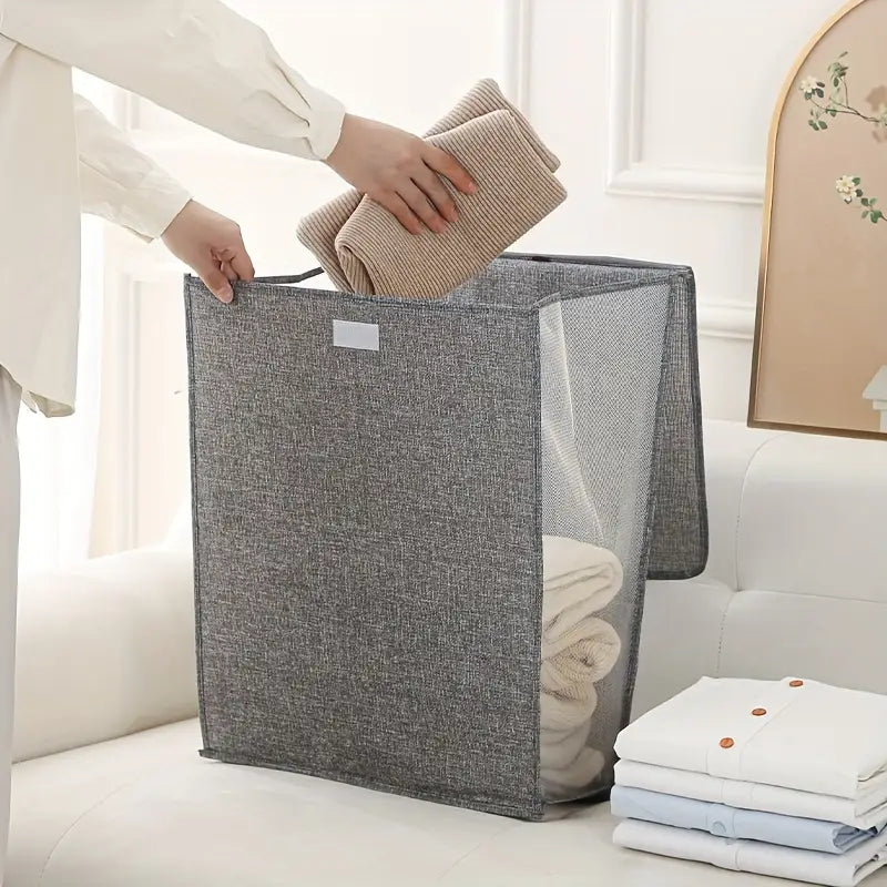 Inttox-🧺 Panier à Linge Suspendu Multifonction – Avec 2 Crochets Muraux Inclus 🪝