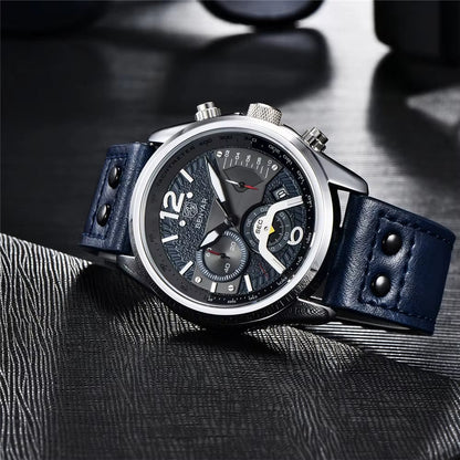 ⌚ BENYAR – Montre de Sport Multifonction pour Hommes ⌚ | Chronographe à Quartz ⏱️ | Étanche 💧 | Design Masculin 🔥 | Relogio Masculino