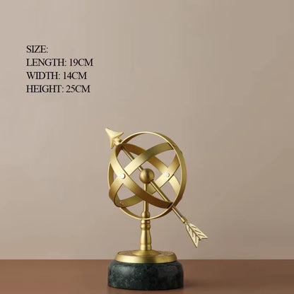 Inttox-Globe Décoratif pour Maison & Bureau 🌍🪄 | Cadeau Créatif & Élément de Décoration Intelligente