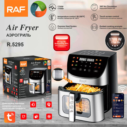 Inttox-🍗 Air Fryer Pro Smart – Friteuse à Air 8L avec Contrôle via APP 📱