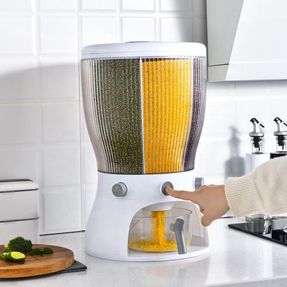 Inttox-🍚 Distributeur de Stockage de Cuisine en Plastique 🌿