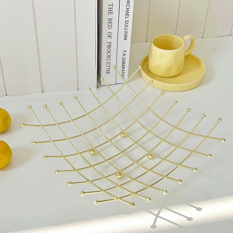 Inttox-🍇 Plateau à Fruits en Acier Inoxydable Élégant