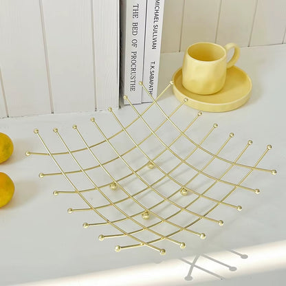 Inttox-🍇 Plateau à Fruits en Acier Inoxydable Élégant