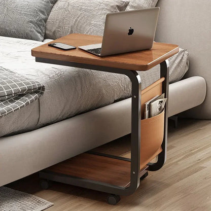 Inttox-🛋️📚 Table d’Appoint en Forme de C – Pratique, Élégante & Gain de Place ☕