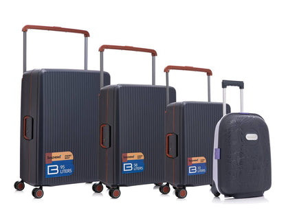 Inttox-🎒✨ Set de 4 Valises Design