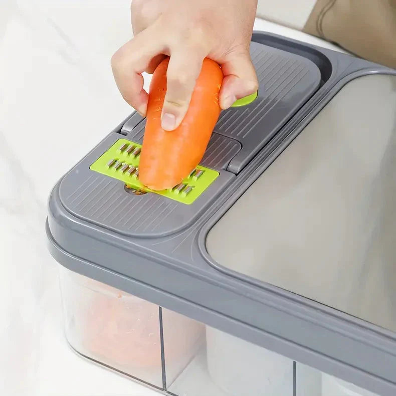Inttox-🔪 Coupe-légumes Multifonction – Rapide, Pratique & Sûr 🍅