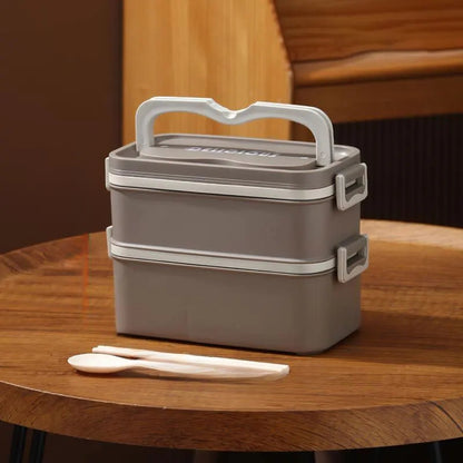 Inttox-🍱 Boîte à lunch Bento japonaise en acier inoxydable
