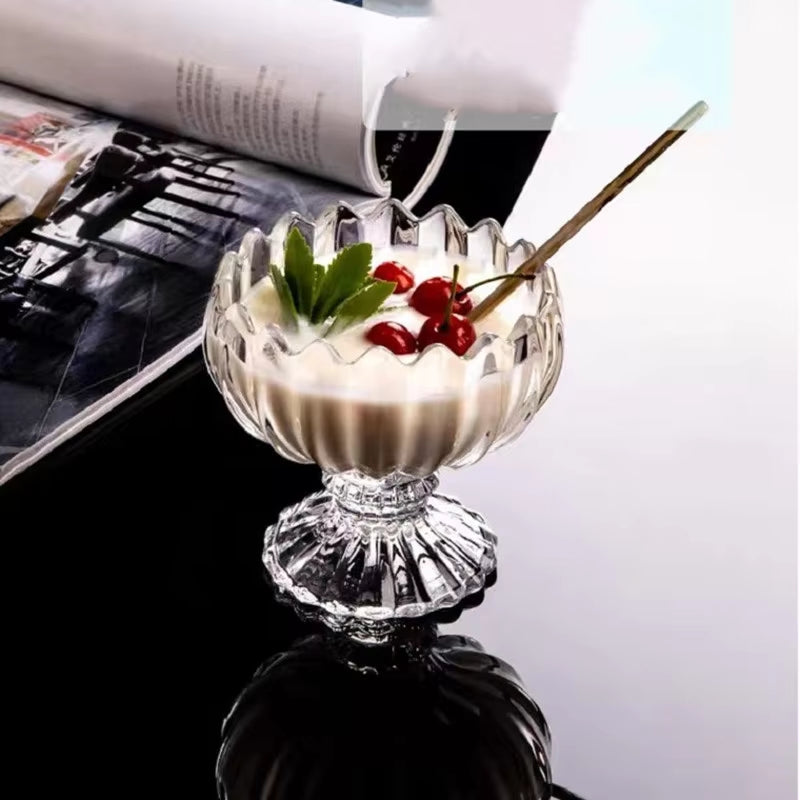 Inttox-Verre de Norme pour Crème Glacée et Dessert 6 piece