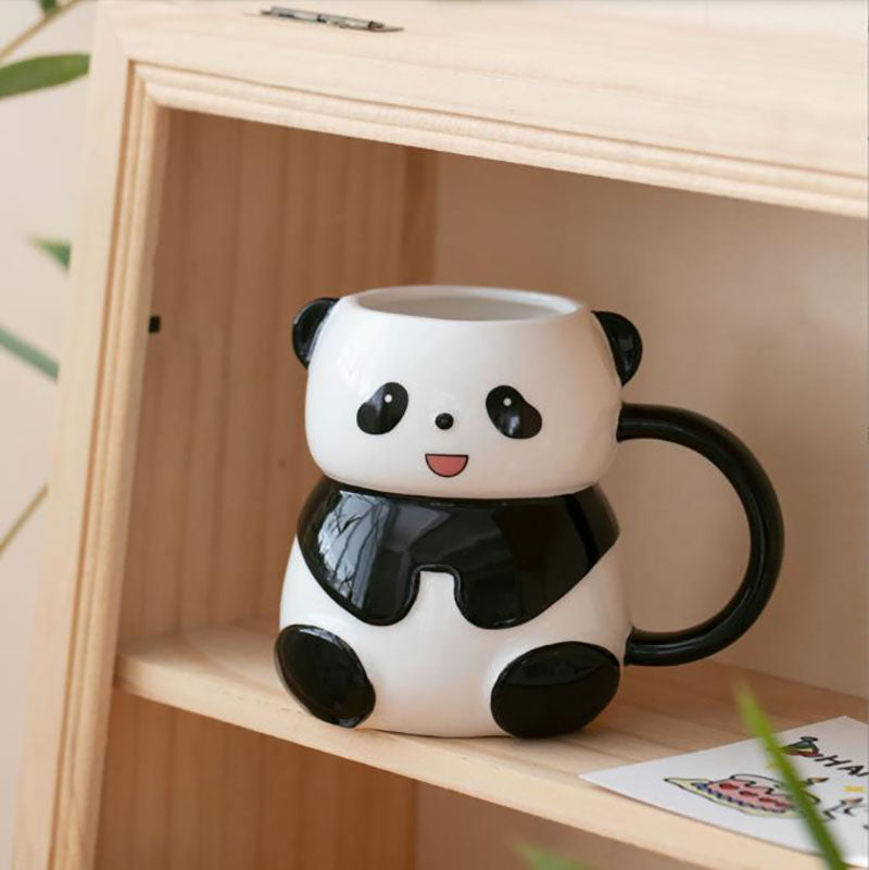Inttox-🐼  2 Tasse en Céramique Panda –  ☕✨
