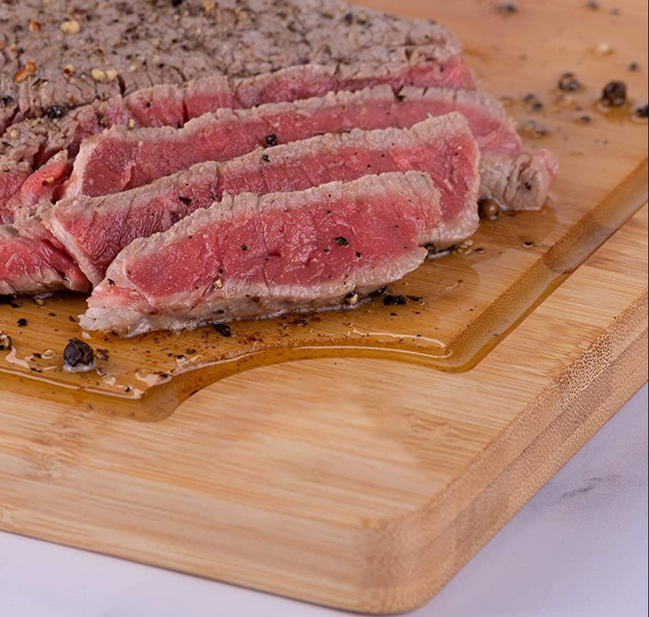 Inttox-Planche à Découper en Bambou Organique