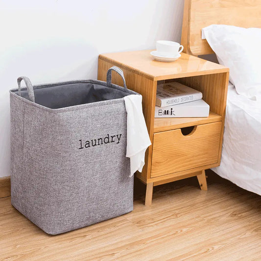 Inttox-Panier Pliable de Luxe pour Linge de Salle de Bain