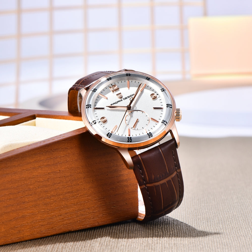 ⌚ PAGANI DESIGN 🕰️ Montre Automatique de Luxe pour Homme – Verre Saphir 💎 Mouvement Mécanique ⛓️ Étanche & Bracelet Acier Inoxydable