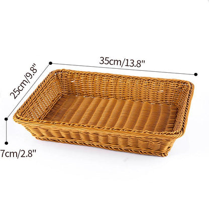 Inttox-Paniers de Rangement Tissés Polyvalents