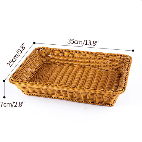 Inttox-Paniers de Rangement Tissés Polyvalents