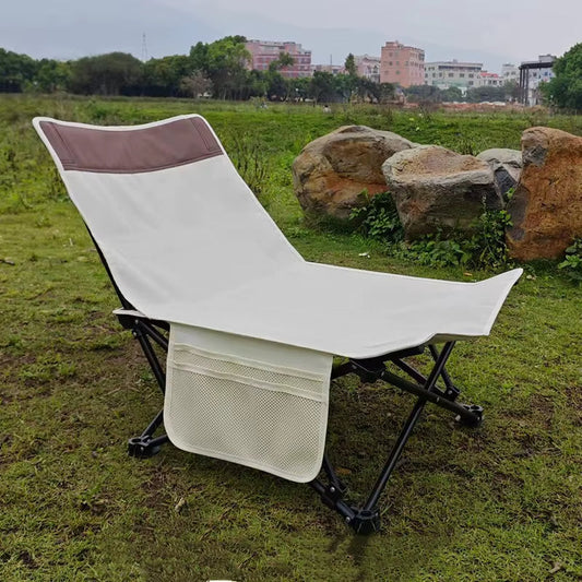 Inttox-🪑 Chaise de Camping Pliable & Confort Premium – Légère et Facile à Transporter
