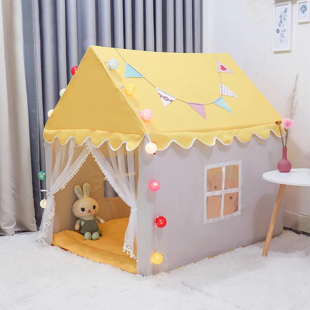 Inttox-Tente de jeu Tipi pour enfants – Château pop-up d'intérieur