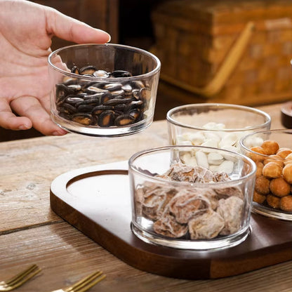 Inttox-🍇 Assiettes de Fruits en Verre – Élégance Décorative pour la Maison 🏠✨