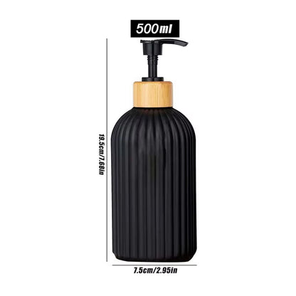 Inttox-Set de 2 Bouteilles de Luxe et avec plateau bambou