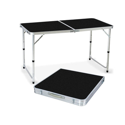 Inttox-🏕️ Table de Camping Pliable en Bambou