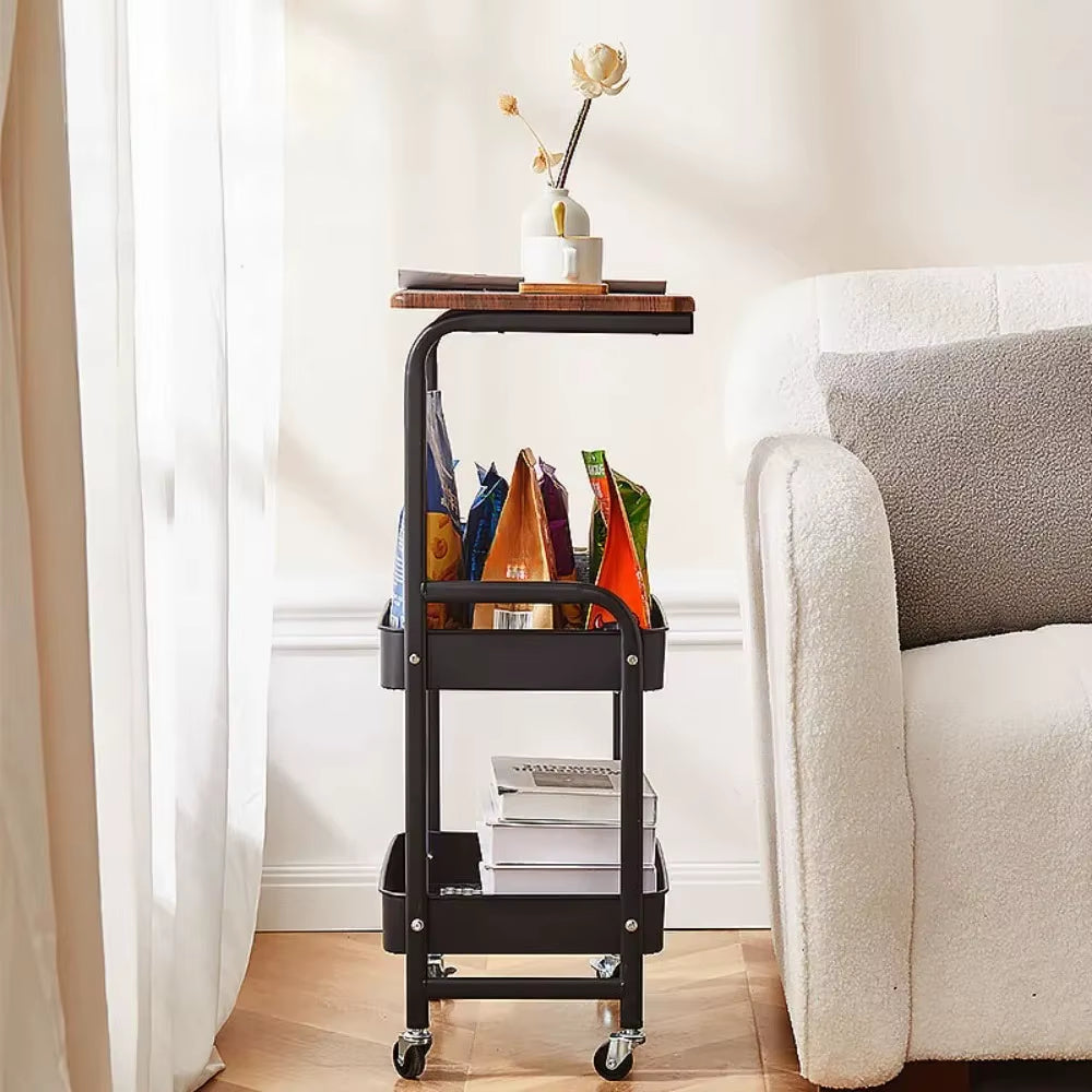 Inttox-🛒✨ Chariot de Rangement Ultra Fin & Moderne – Étanche & Antirouille 🧼🧺
