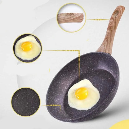 Inttox-🍲👨‍🍳 Ensemble de 3 Casseroles Antiadhésives en Aluminium – Pratiques & Résistantes