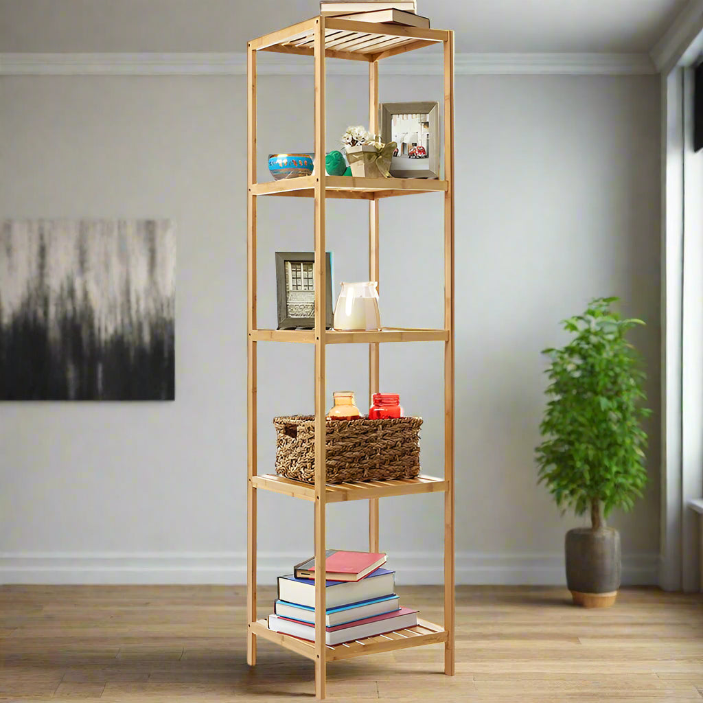 Inttox-🌿 Support d’affichage de plantes en bambou Inttox