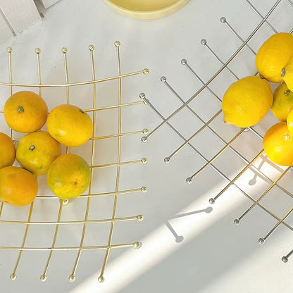 Inttox-🍇 Plateau à Fruits en Acier Inoxydable Élégant