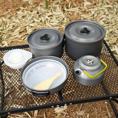 Inttox-Ustensile de Cuisine de Camping Portable en Alliage d'Aluminium - Inttox