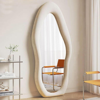 Inttox-✨ Miroir Pleine Longueur – Design Unique & Élégance Intemporelle 🌟