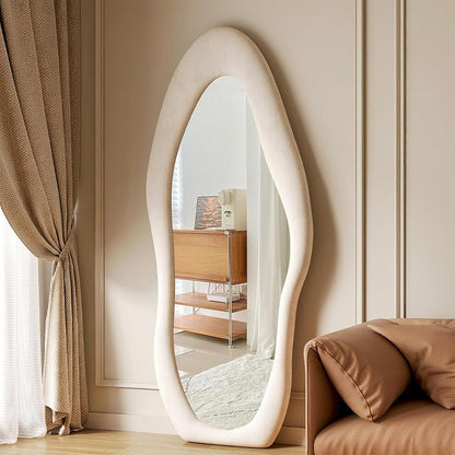Inttox-✨ Miroir Pleine Longueur – Design Unique & Élégance Intemporelle 🌟