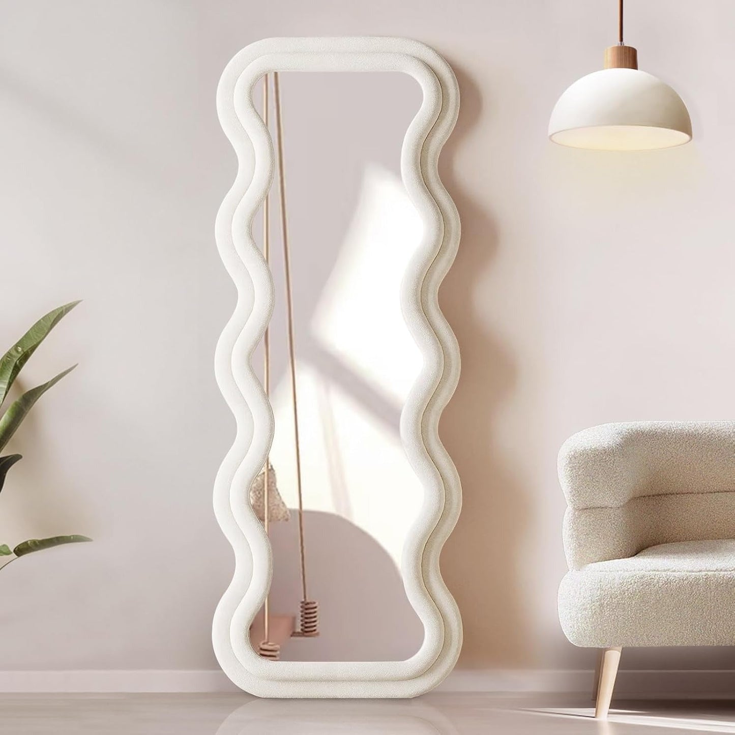 Inttox-🌊 Miroir Vague Luxe – Élégance Moderne & Déco Haut de Gamme ✨