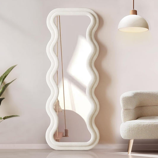 Inttox-🌊 Miroir Vague Luxe – Élégance Moderne & Déco Haut de Gamme ✨
