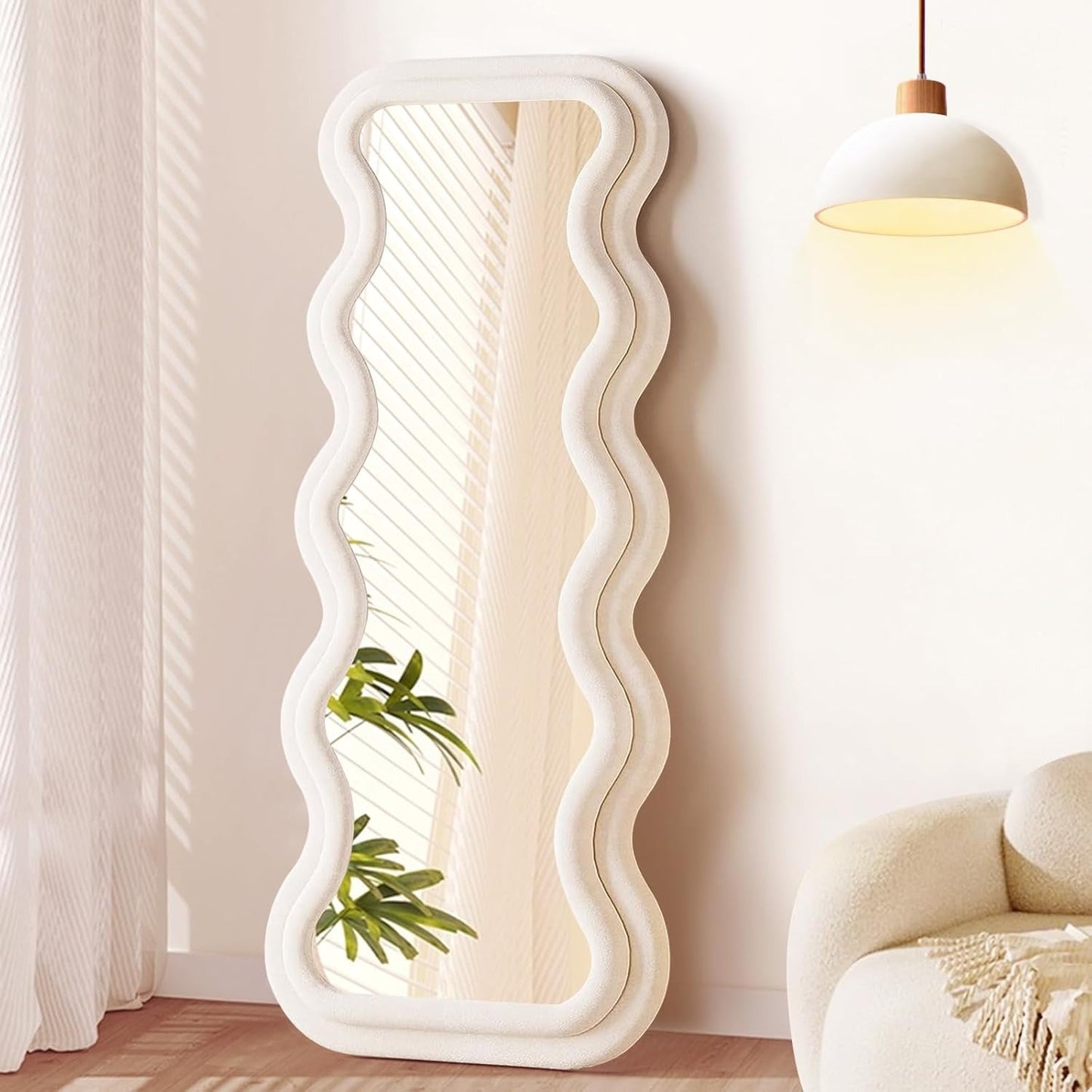 Inttox-🌊 Miroir Vague Luxe – Élégance Moderne & Déco Haut de Gamme ✨