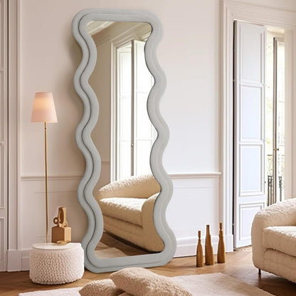 Inttox-🌊 Miroir Vague Luxe – Élégance Moderne & Déco Haut de Gamme ✨