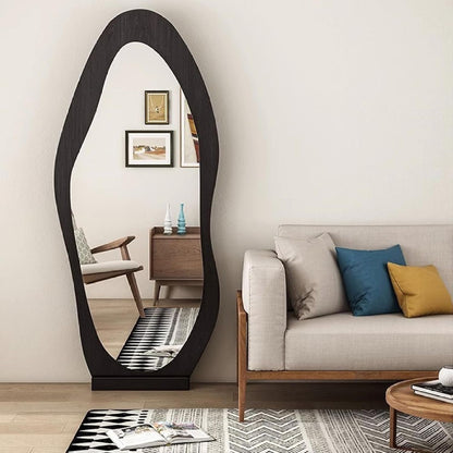 Inttox-✨ Miroir Pleine Longueur – Design Unique & Élégance Intemporelle 🌟