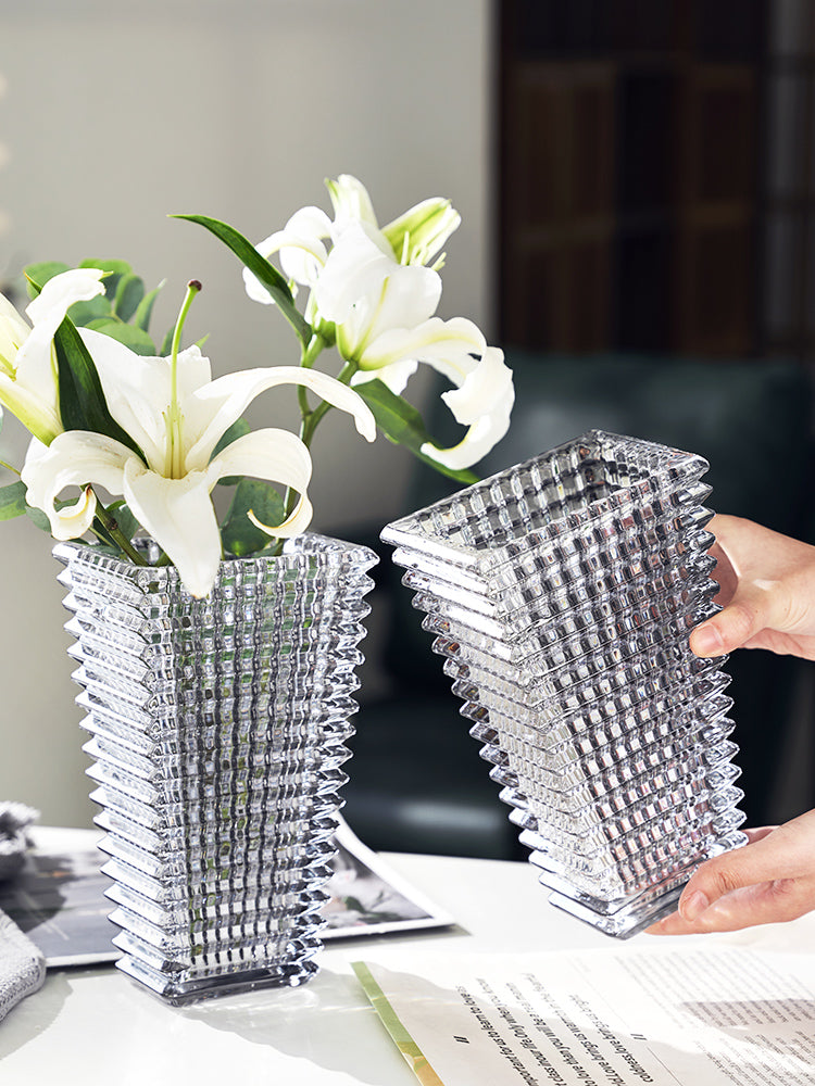 Inttox-Vase en Cristal Élégant - Élevez la Beauté de Votre Espace